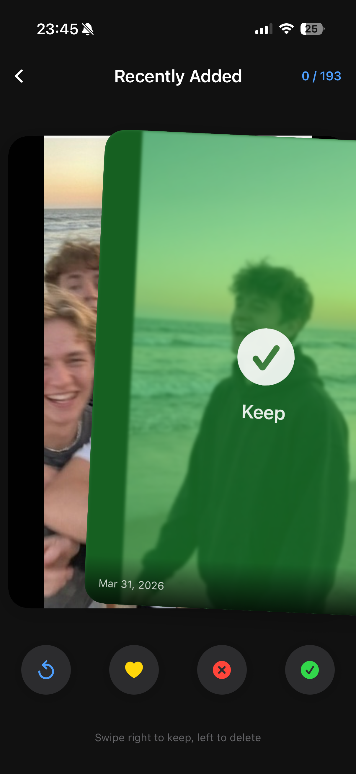 SnapSwipe App Interface